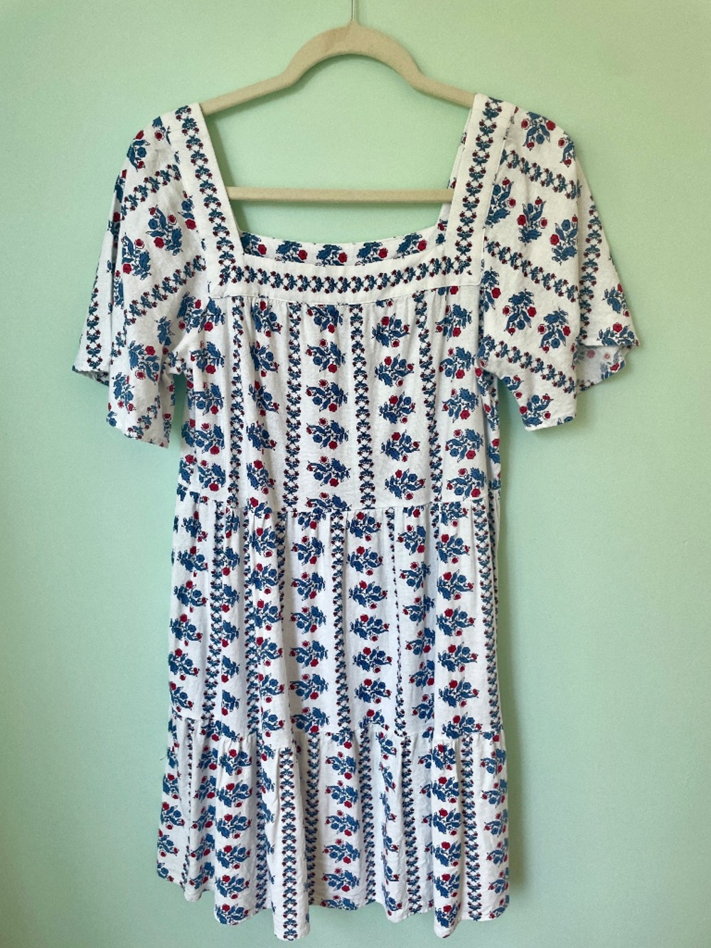 Loft Floral Tiered Dress